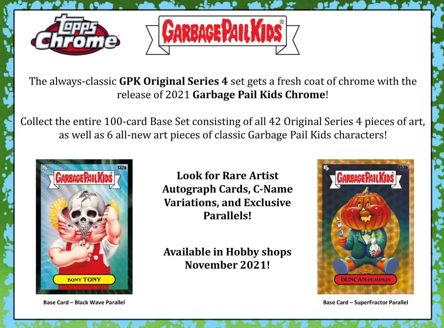 2021 Topps Garbage Pail Kids Chrome Hobby Box