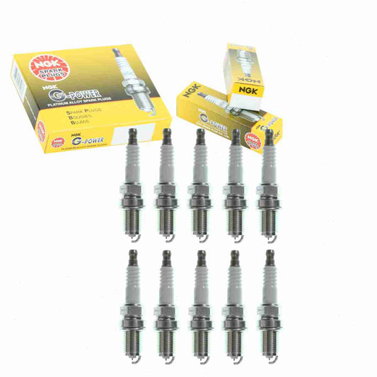 10 pc NGK 7086 G-Power Spark Plugs for 4507 4706 IQ16TT PQ16TT Ignition Wire Secondary Fits select: 1987-1991  CAMRY, 1985-1992  COROLLA