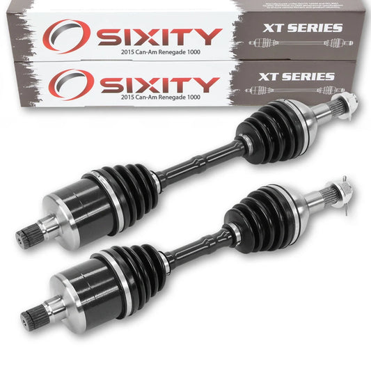 2 pc Sixity XT Rear Left Right Axle suitable with Can-Am Renegade 1000 2015 - EFI-STD XXC 4X4