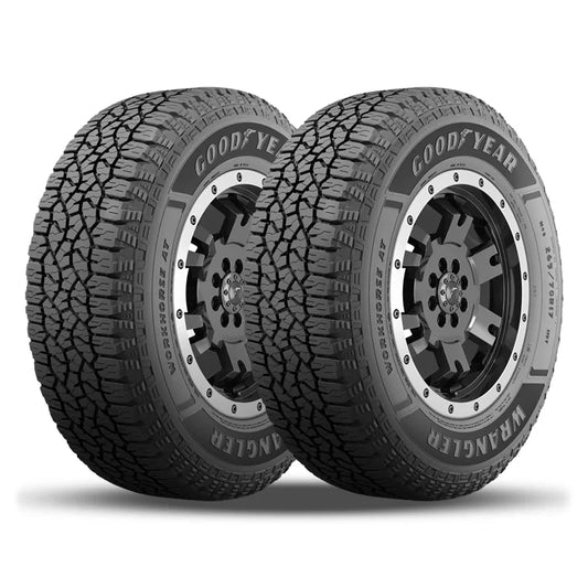 2 Goodyear Wrangler Workhorse A/T LT 265/70R17 121S All Terrain Tire 50K Mileage 481535855 / 265/70/17 / 2657017