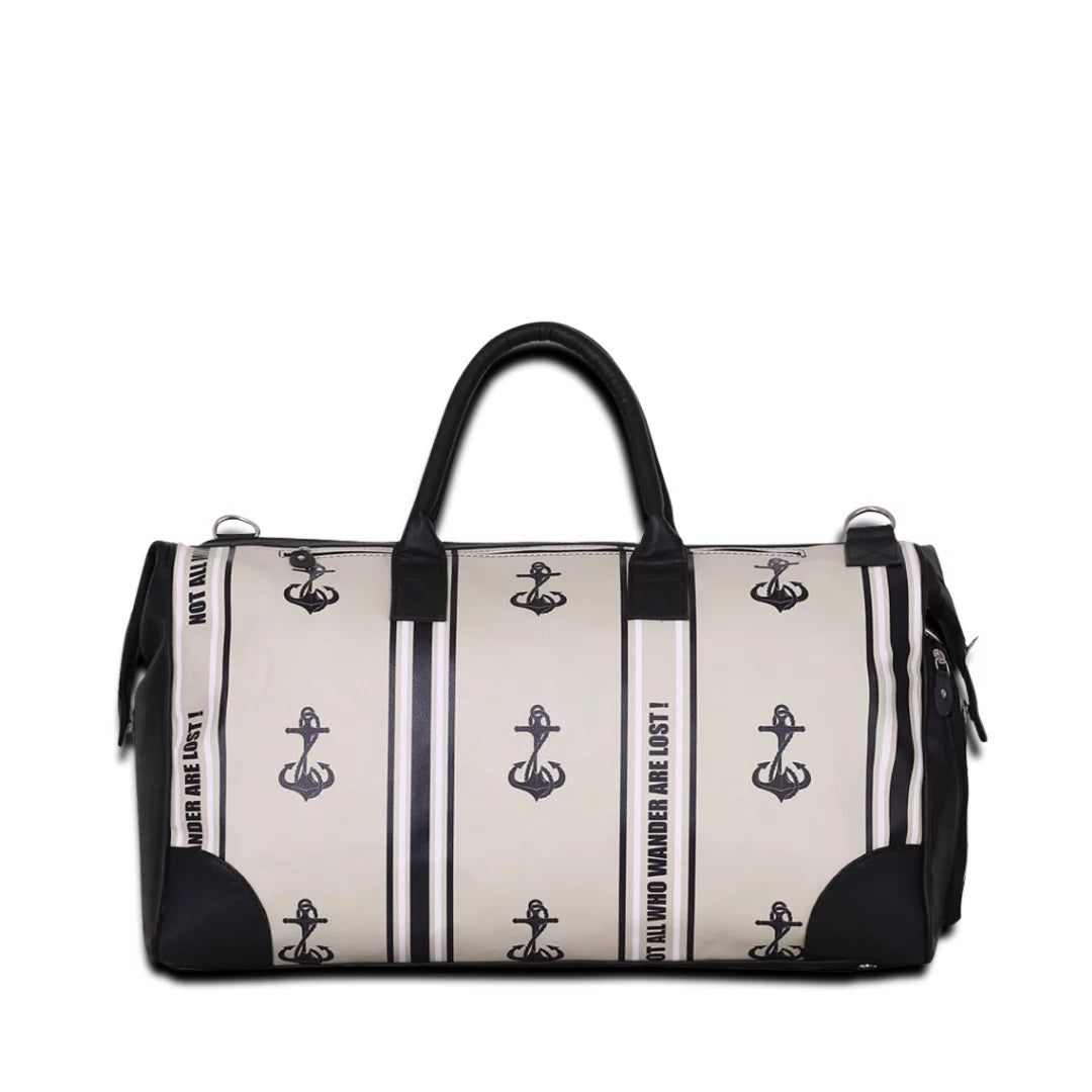 Anchors Away Unisex Large Weekender Travel  bag with Separate Shoe Compartment with Adjustable Strap