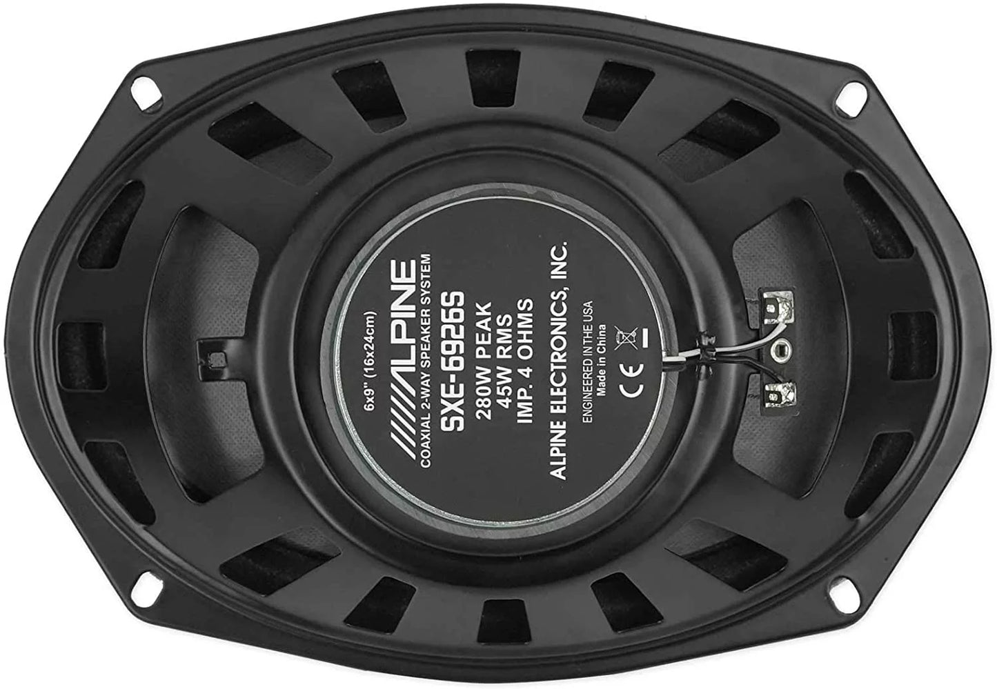 Alpine SXE-6926S 6x9 280 Watt 2-Way Car Audio Coaxial Speakers (Pair)