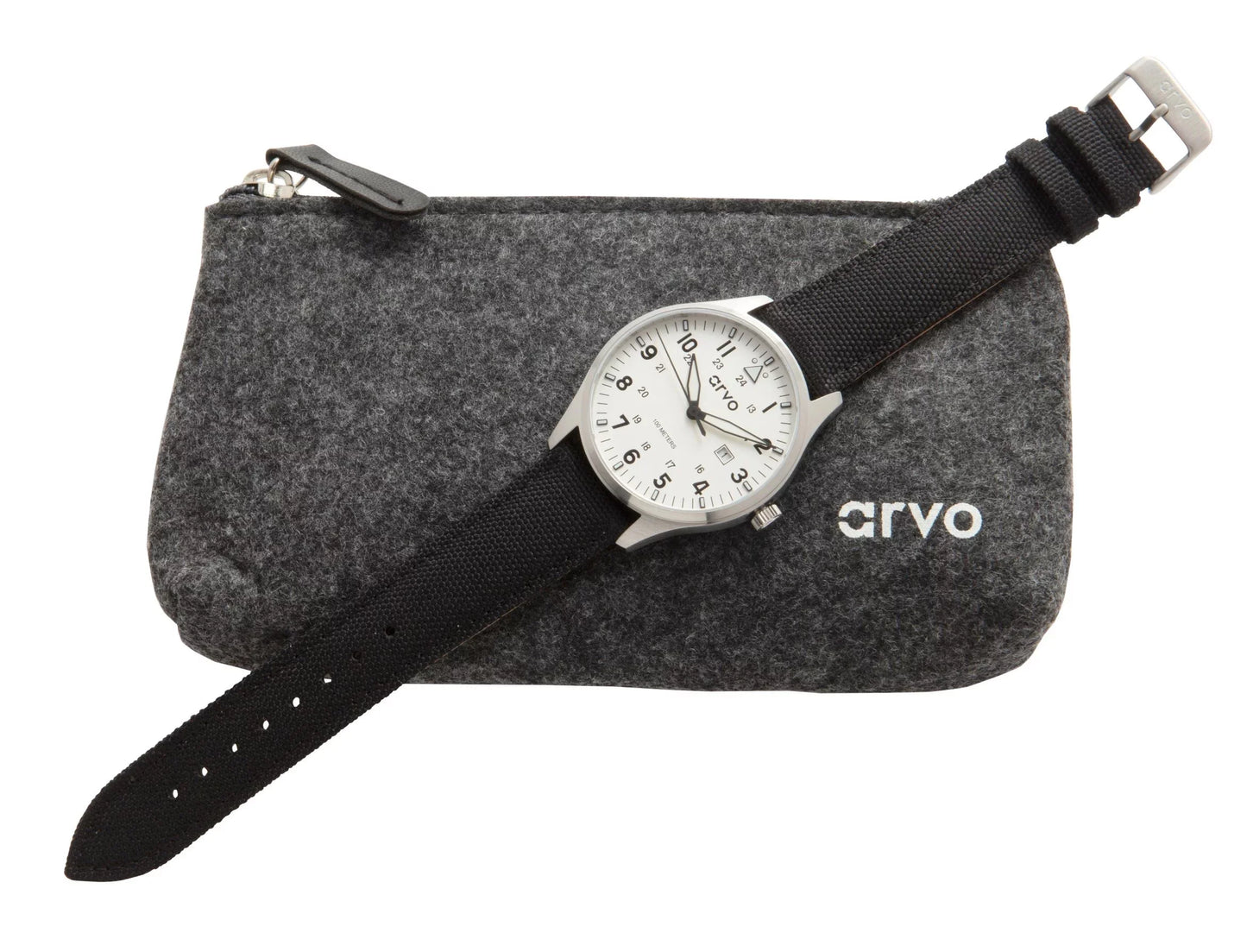 Arvo Rove Field Watch - Moon White