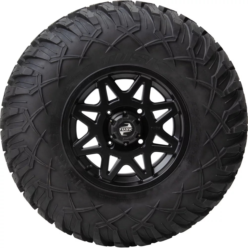 4/137 Tusk Tintic Wheel 14x7 5.0 + 2.0 Matte Black For CAN-AM Maverick X3 Max X RS Turbo RR Smart-Shox 72 Inch 2021-2022