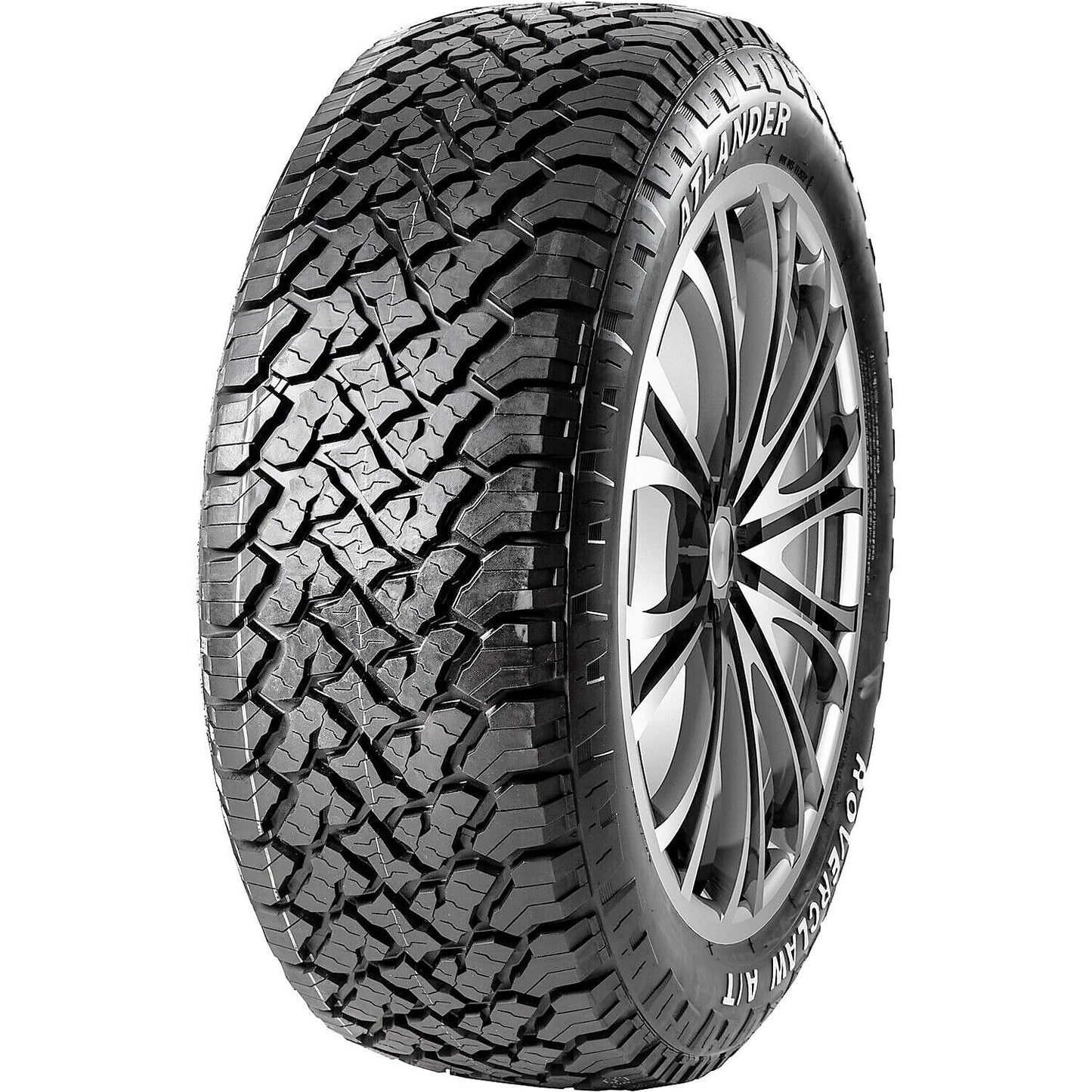 Atlander Roverclaw A/T LT 245/75R16 Load E 10 Ply AT All Terrain Tire Fits: 2015  Tacoma TRD Pro, 1995-2002 Chevrolet Tahoe LT