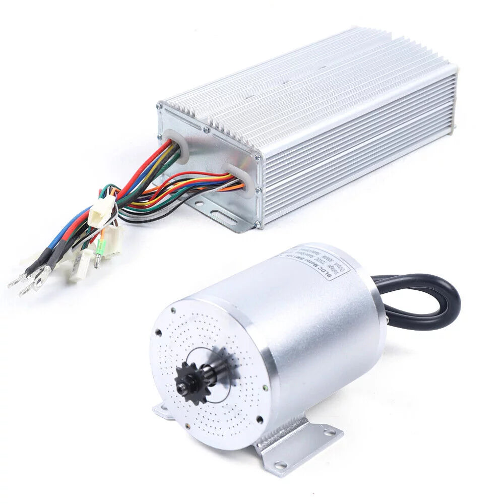 3000W 72V BLDC Motor Kit W/ Brushless Controller 60A for Electric Scooter E-bike