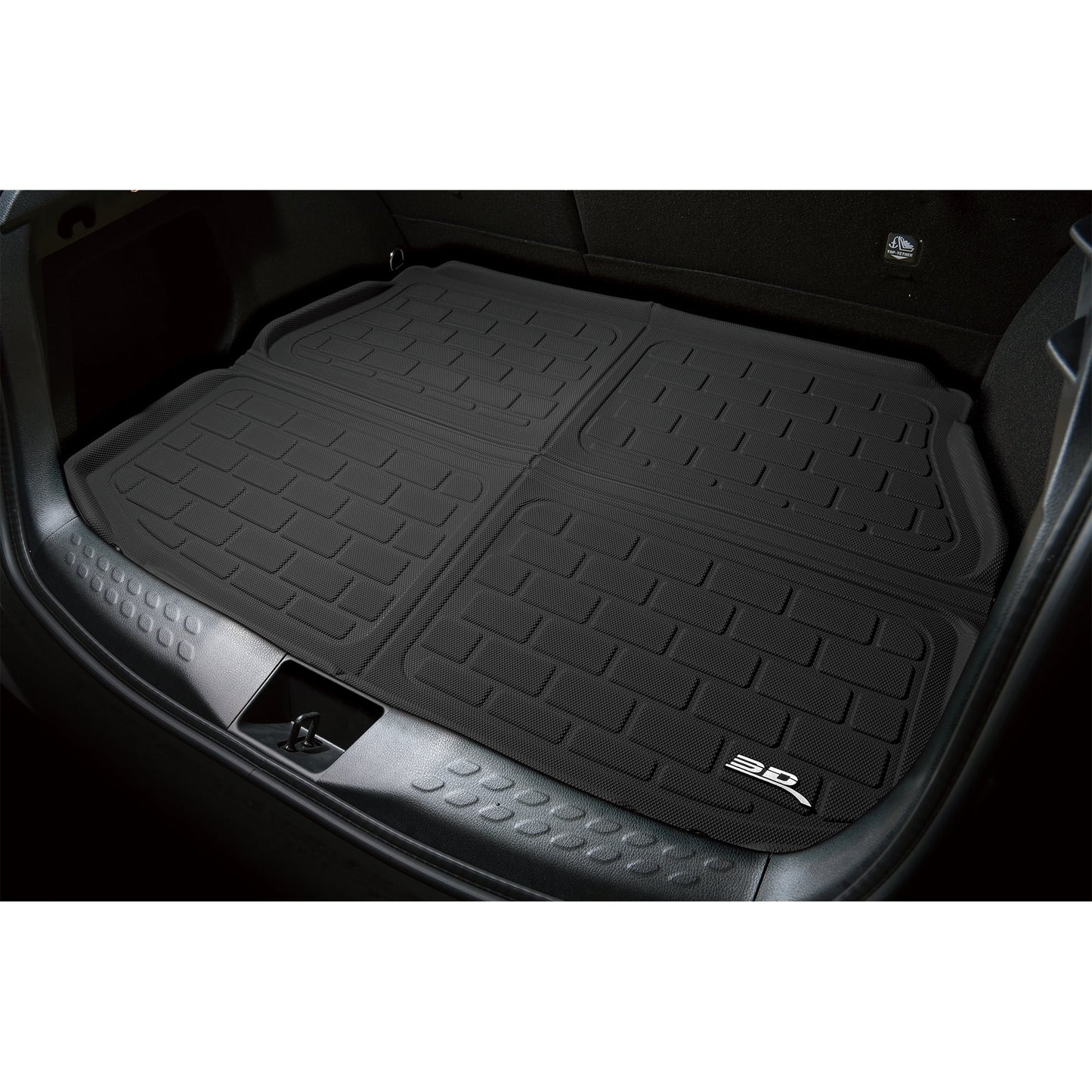 3D MAXpider KAGU Cargo Liner (BLACK) appropriate with AUDI Q7 (4M)/SQ7 (4M) 2017-2024 - Cargo Liner