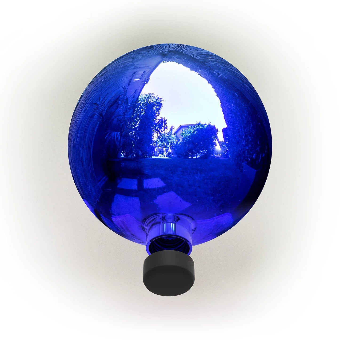 Alpine Corporation 10" Reflective Glass Gazing Globe, Blue