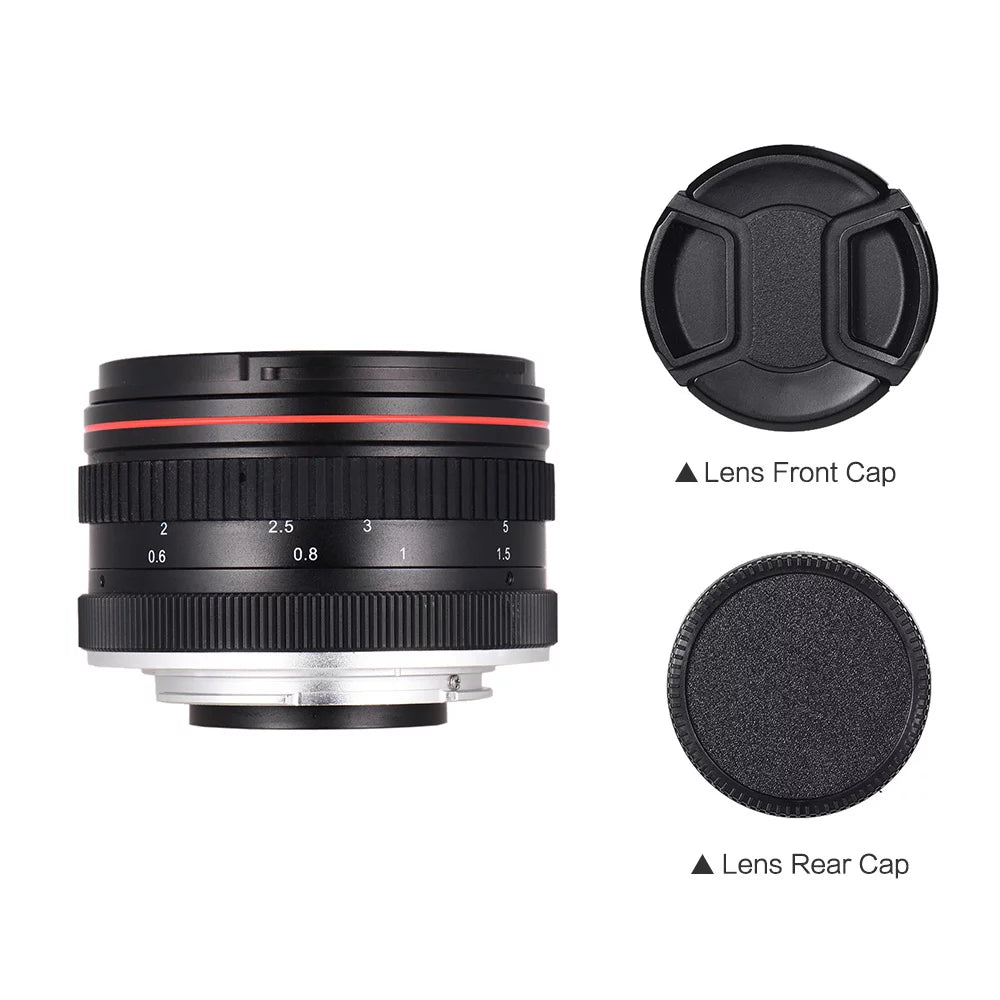 50mm f/1.4 USM Large Aperture Standard Anthropomorphic Focus Lens Camera Lens Low Dispersion for  D7000 D7100 D200 D300 D700 D750 D810 D800 D3200 D3300 D5200 D40 D90 D5500 DSLR Cameras