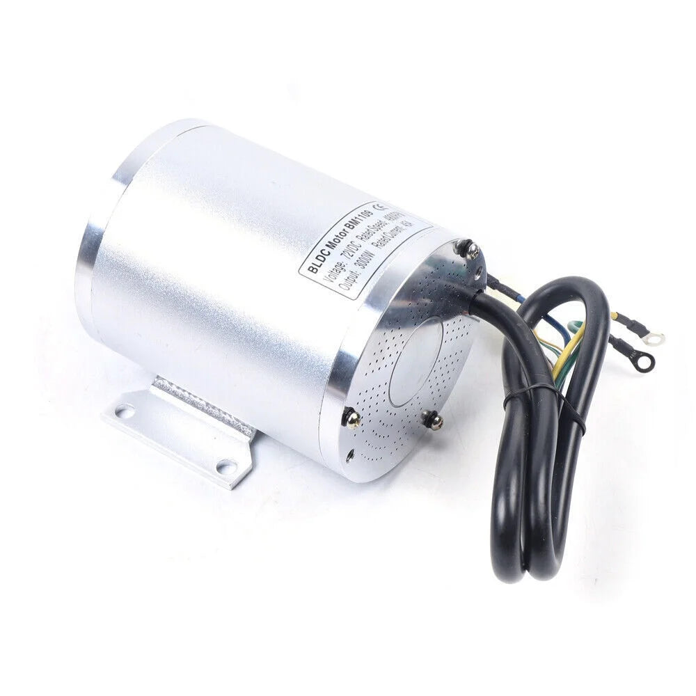 3000W 72V BLDC Motor Kit W/ Brushless Controller 60A for Electric Scooter E-bike