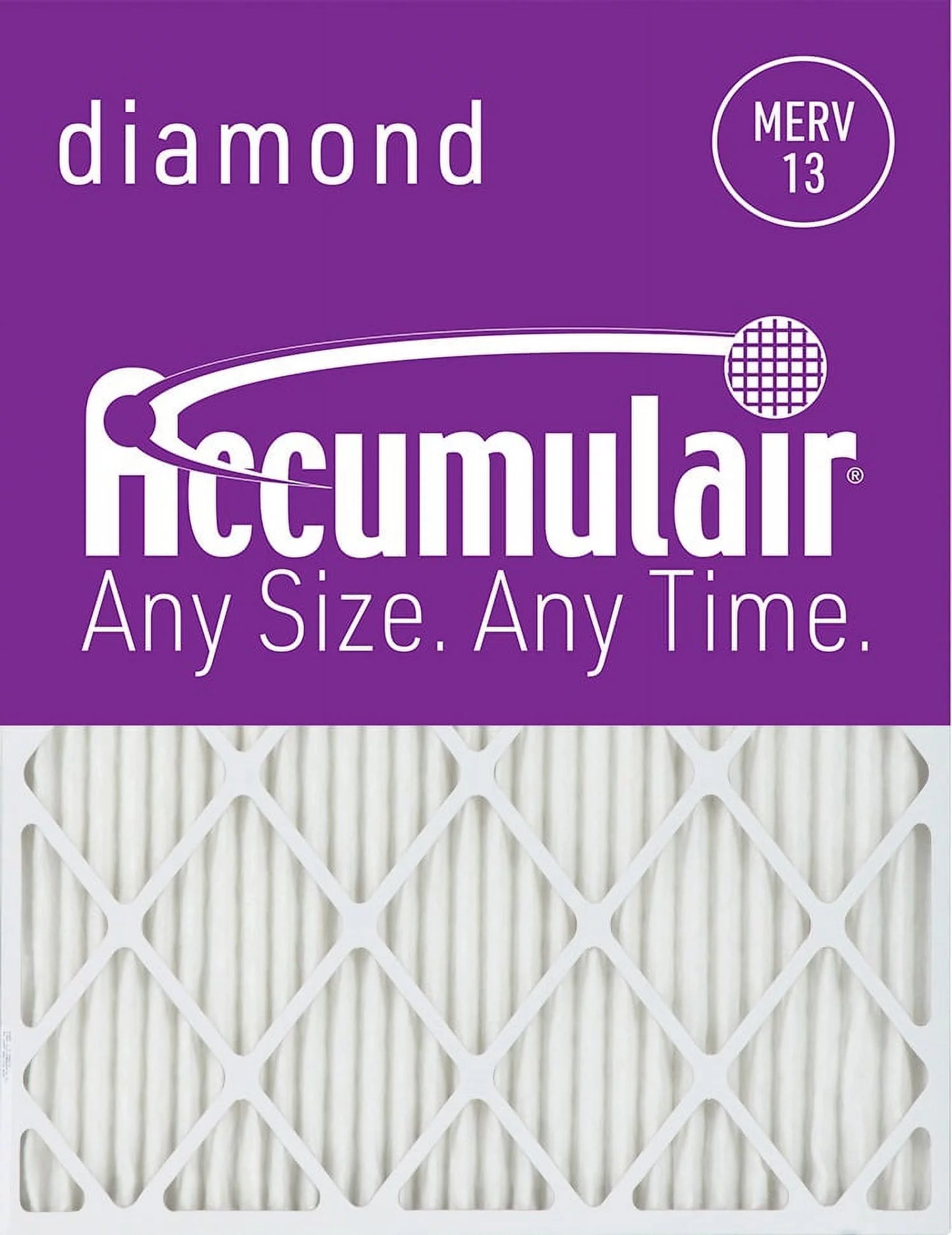 Accumulair Diamond 20x25x2 MERV 13 Air/Furnace Filters (6 pack)