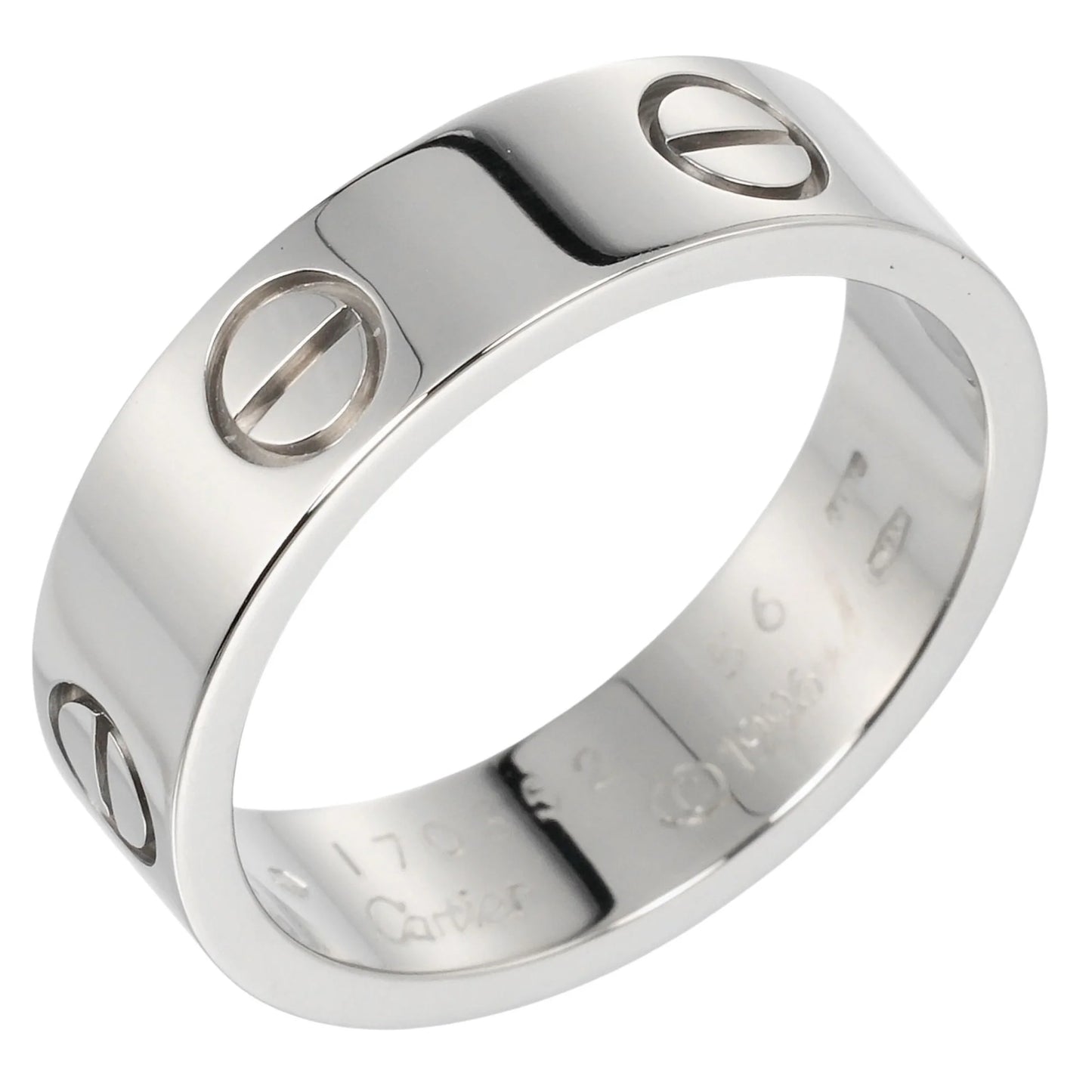 7.9g I122924022 (Good). 15 Ring K18 WG White Gold Approx. Pre-Owned Cartier CARTIER Love No