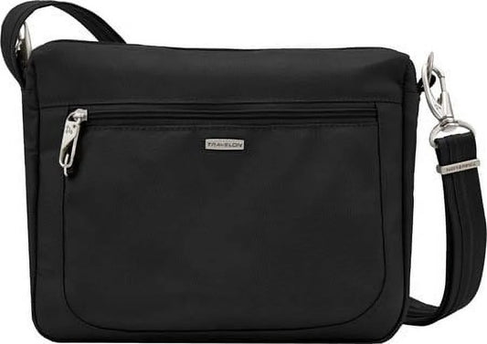 Anti-Theft Classic Small E/W Crossbody Bag-Black Anti-Theft Classic Small E/W Crossbody Bag