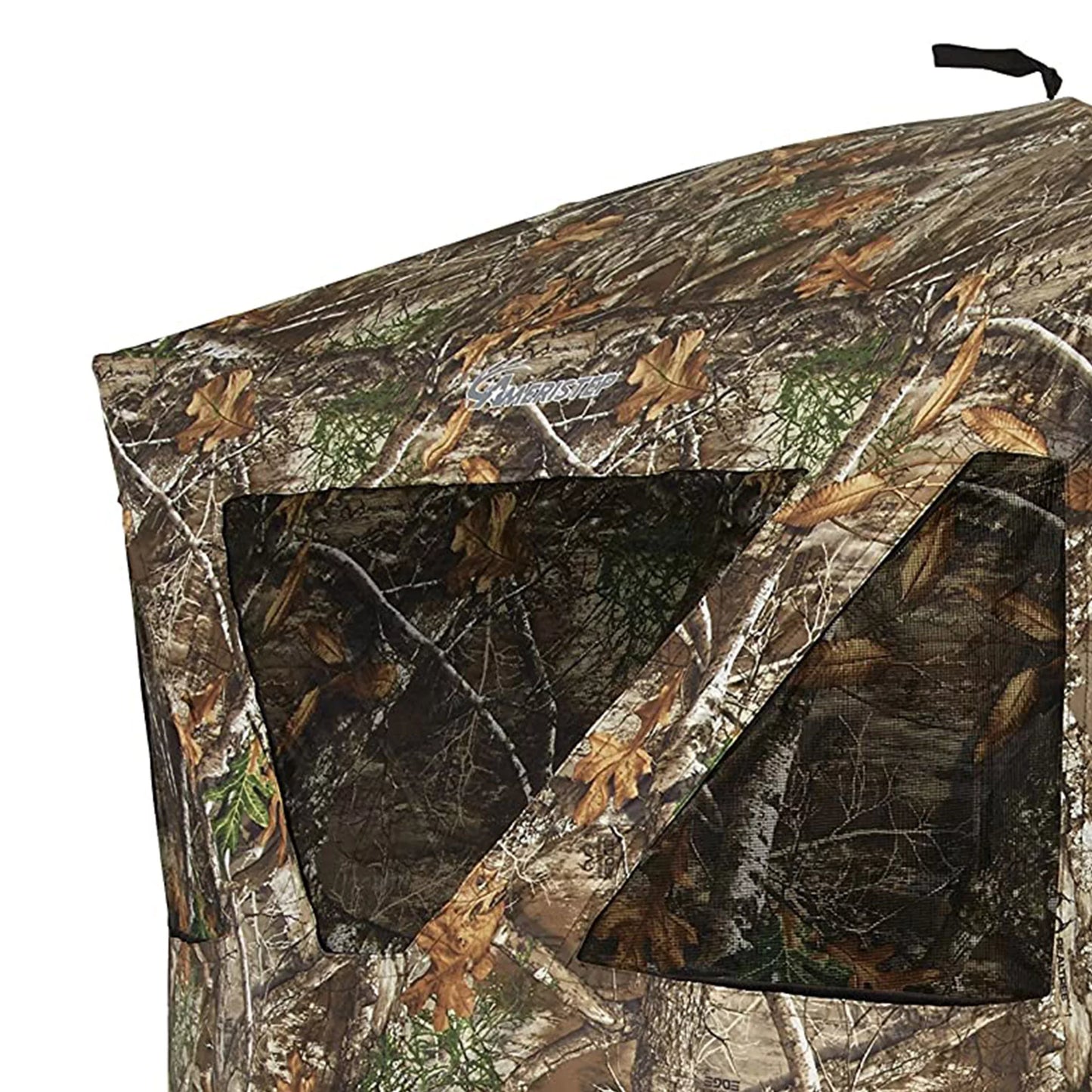 Ameristep Care Taker Pop up 2 Person Ground Hunting Blind, Realtree