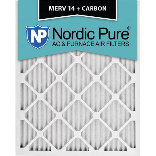 - Pack of 6. Nordic Pure 14x22x1ExactCustomM14-C-6 Exact MERV 14 Plus Carbon AC Furnace Filters&#44; 14 x 22 x 1 in