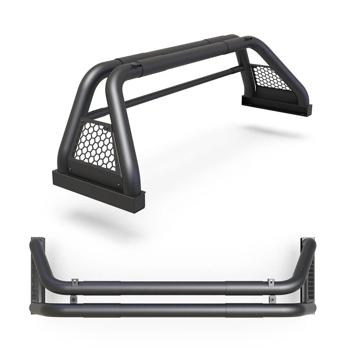 62.9-74.7" Adjustable Truck Roll Sport Bar Chase Rack Bed Bar Fit For 1999-2013 and 2019-2023 Chevy silverado/GMC sierra