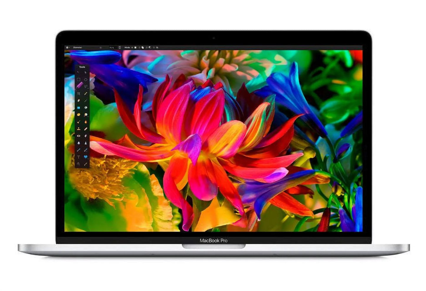 A Grade Macbook Pro 13.3-inch (Retina, Silver) 2.4Ghz Dual Core i7 (Late 2016) MLUQ2LL/A-BTO 128GB SSD 8GB Memory 2560x1600 Display Mac OS Sierra Power Adapter Included