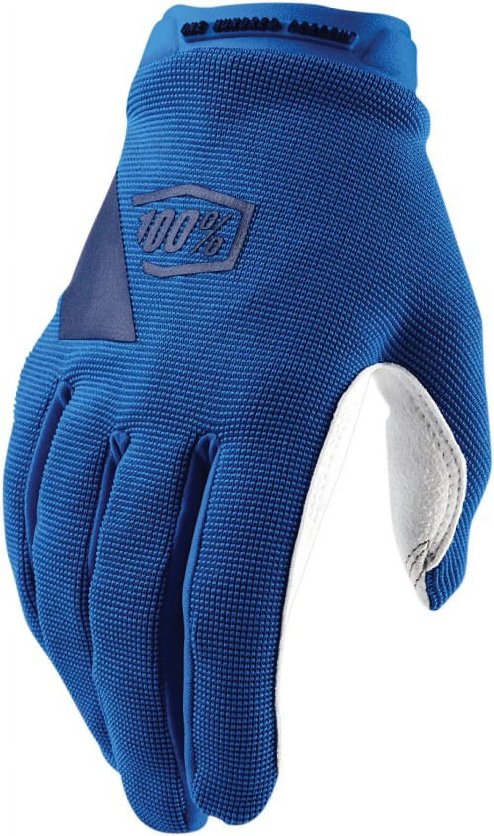 100% Ridecamp Gloves - Blue Full Finger Women's Large