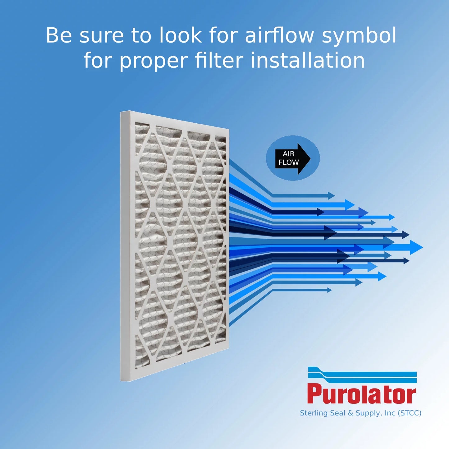 12x24x4, Purolator Hi-E 40 Extended Surface Pleated Air Filter, Mechanical MERV 8, (3 Pack)