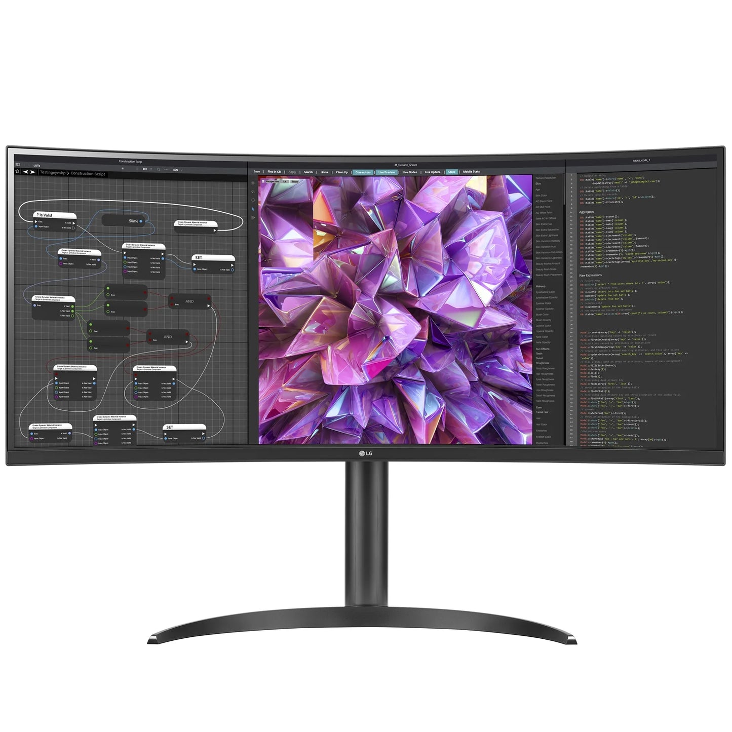 34WQ75C-B 34" Curved UltraWide QHD IPS HDR 10 Built-in KVM Monitor