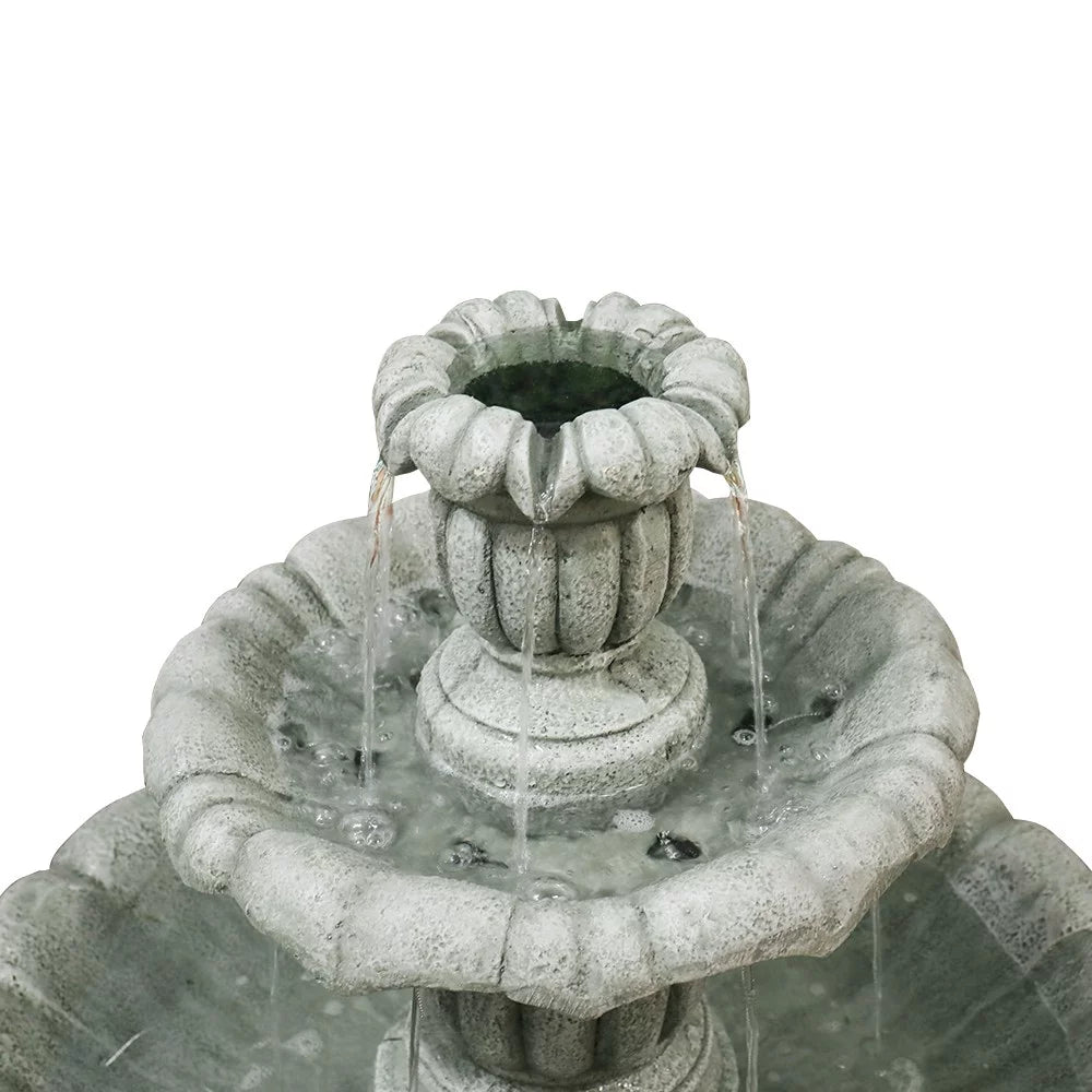 39In 3Tier Mediterranean Outdoor liquid Fountain Concrete Construction