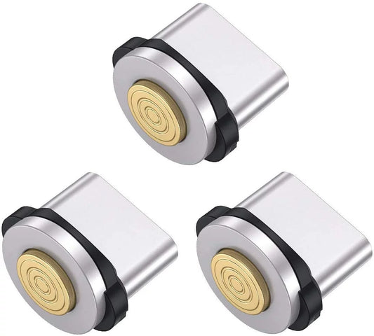 "Gen2 Magnetic Connector Tips Head for Type C Android Devices (3 Pack), Magnetic Phone Cable Adapter for "