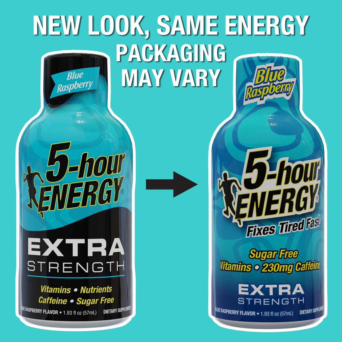 5-hour ENERGY Shot, Extra Strength, Blue Raspberry, 12 Count