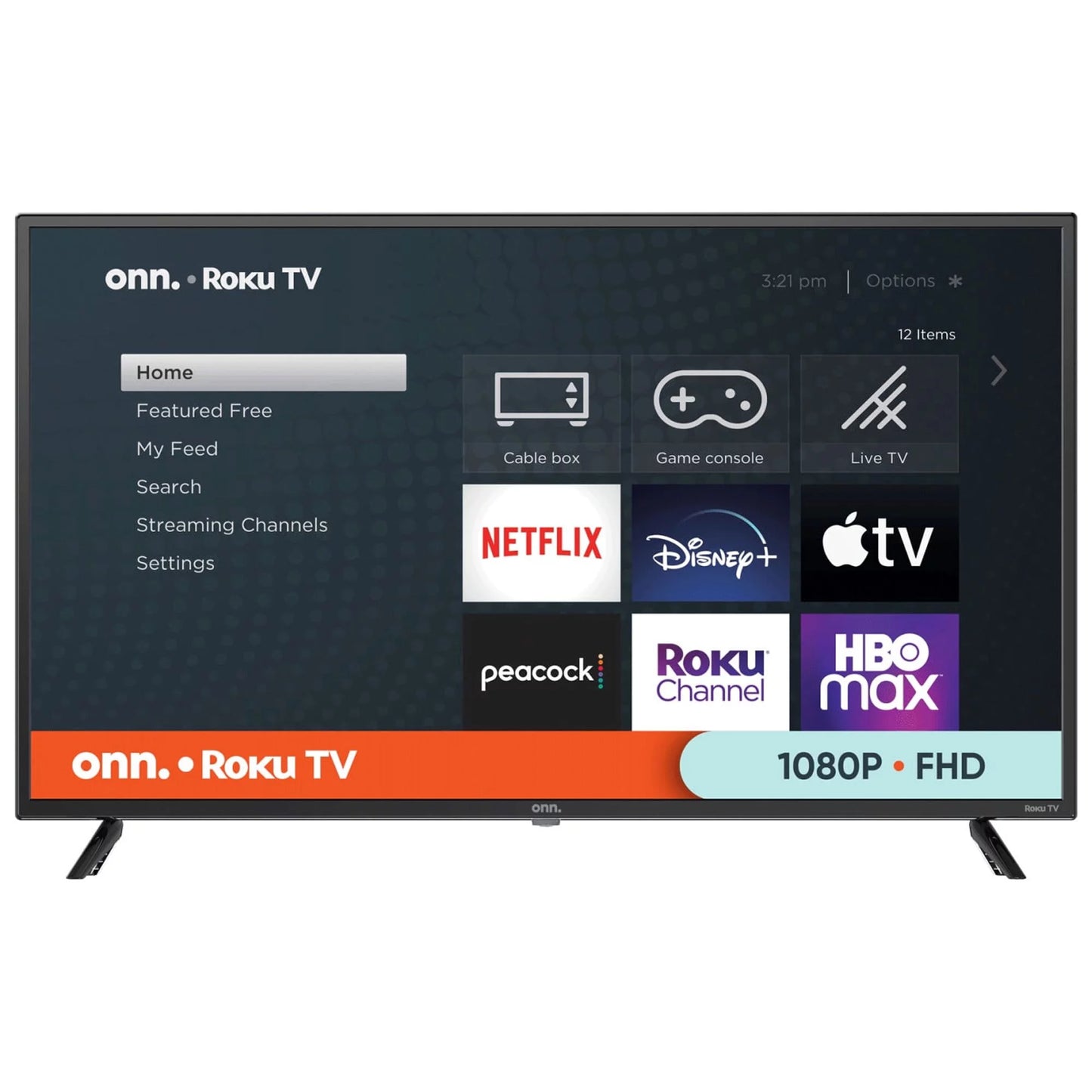 40" Class FHD (1080P) LED Roku Smart TV 100058007 (Refurbished). Restored onn