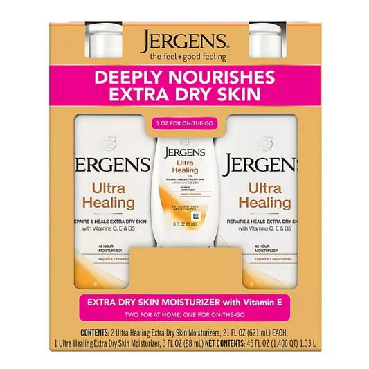 + 3 oz.). oz., 2 pk. Jergens Ultra Healing Extra Dry Skin Moisturizer (21 fl