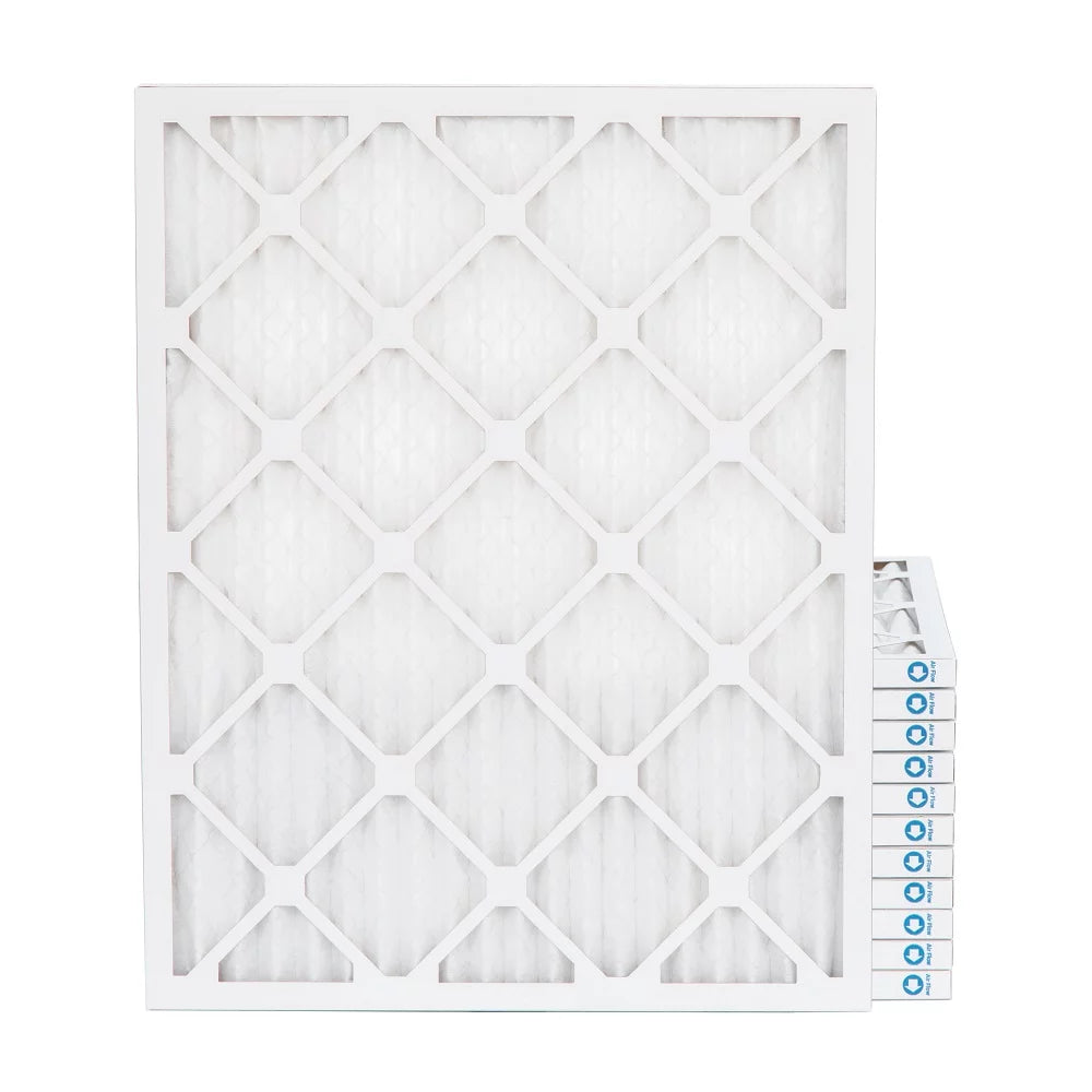 12 Pack. 16x20x1 Merv 8 Pleated AC Furnace Air Filters