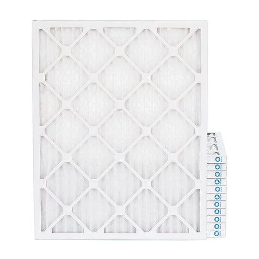 12 Pack. 16x20x1 Merv 8 Pleated AC Furnace Air Filters