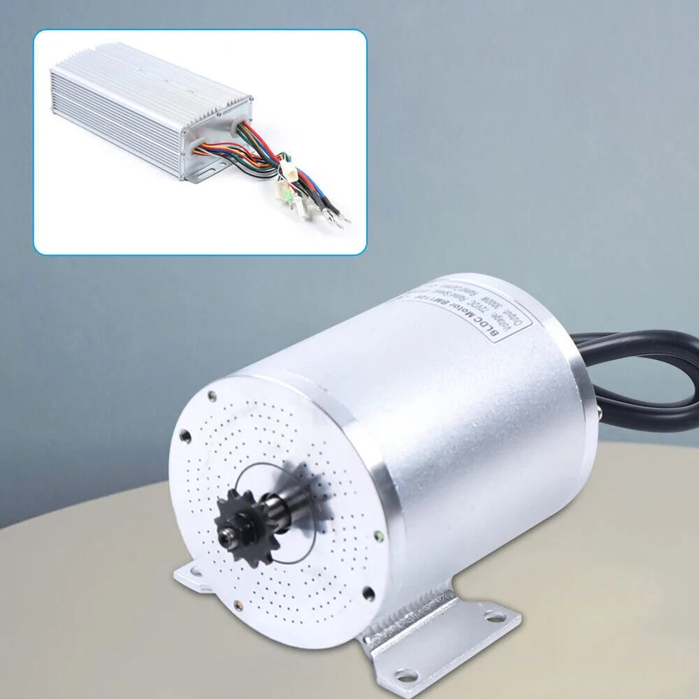 3000W 72V BLDC Motor Kit W/ Brushless Controller 60A for Electric Scooter E-bike