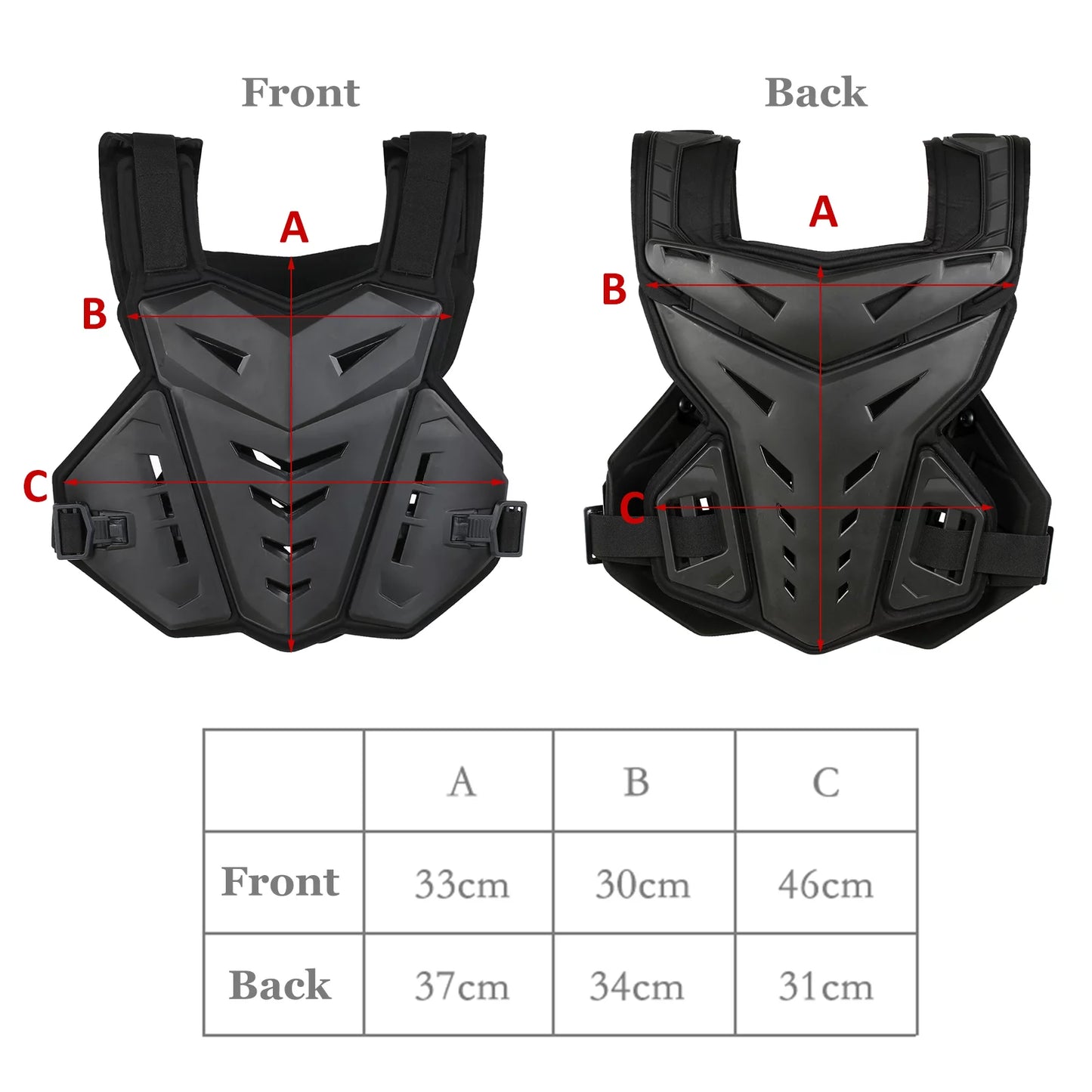 Andoer Protective Vest Back Armor for Motocross & Bike Riding