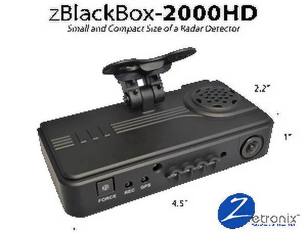 720p Wide Angle Dual Car Camera 2 Channel with GPS & Night Vision Dash Cam Dash Camera