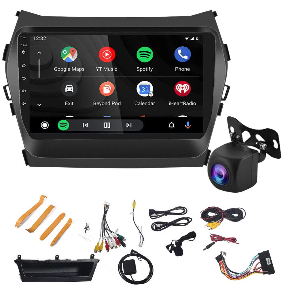 Android 11 Car GPS Navigation - Perfect Fit for Hyundai IX45 Santa FE 2013-2018 - 2+32GB Storage