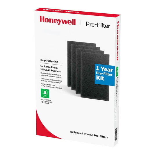 - Quantity 12. Honeywell HRF-A300 Pre-Cut Carbon Pre-filter for Air Purifiers HPA5300 & HPA300, 4-Pk