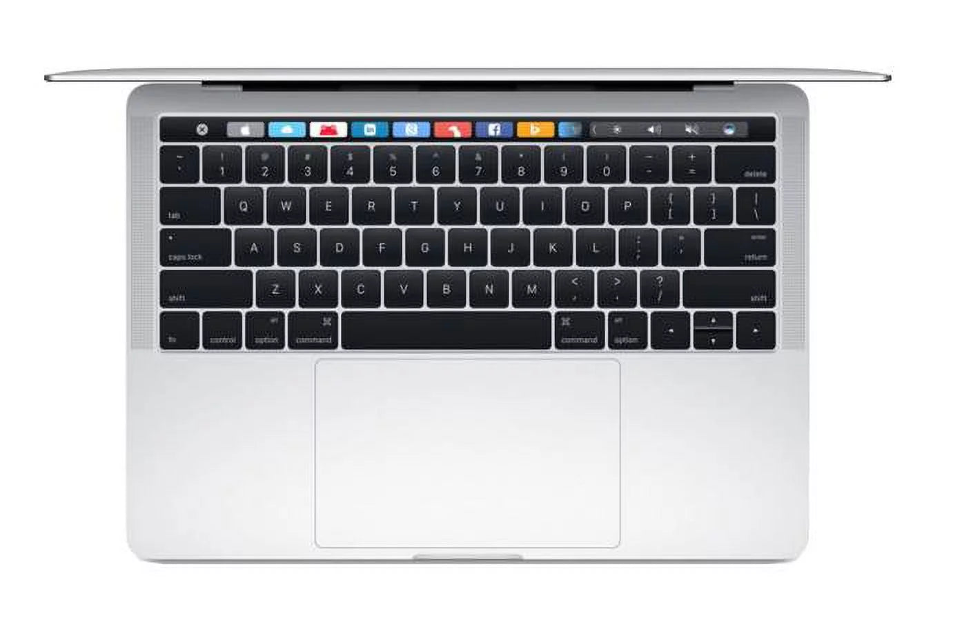 A Grade Macbook Pro 15.4-inch (Retina DG, Silver, Touch Bar) 3.1Ghz Quad Core i7 (Mid 2017) MPTV2LL/A-BTO 256GB SSD 16GB Memory 2880x1800 Display Mac OS Sierra Power Adapter Included