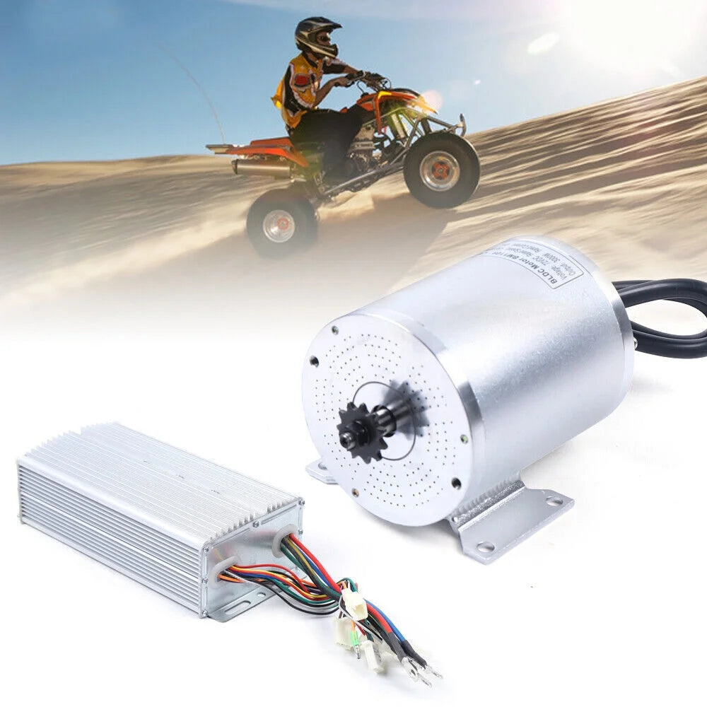 3000W 72V BLDC Motor Kit W/ Brushless Controller 60A for Electric Scooter E-bike