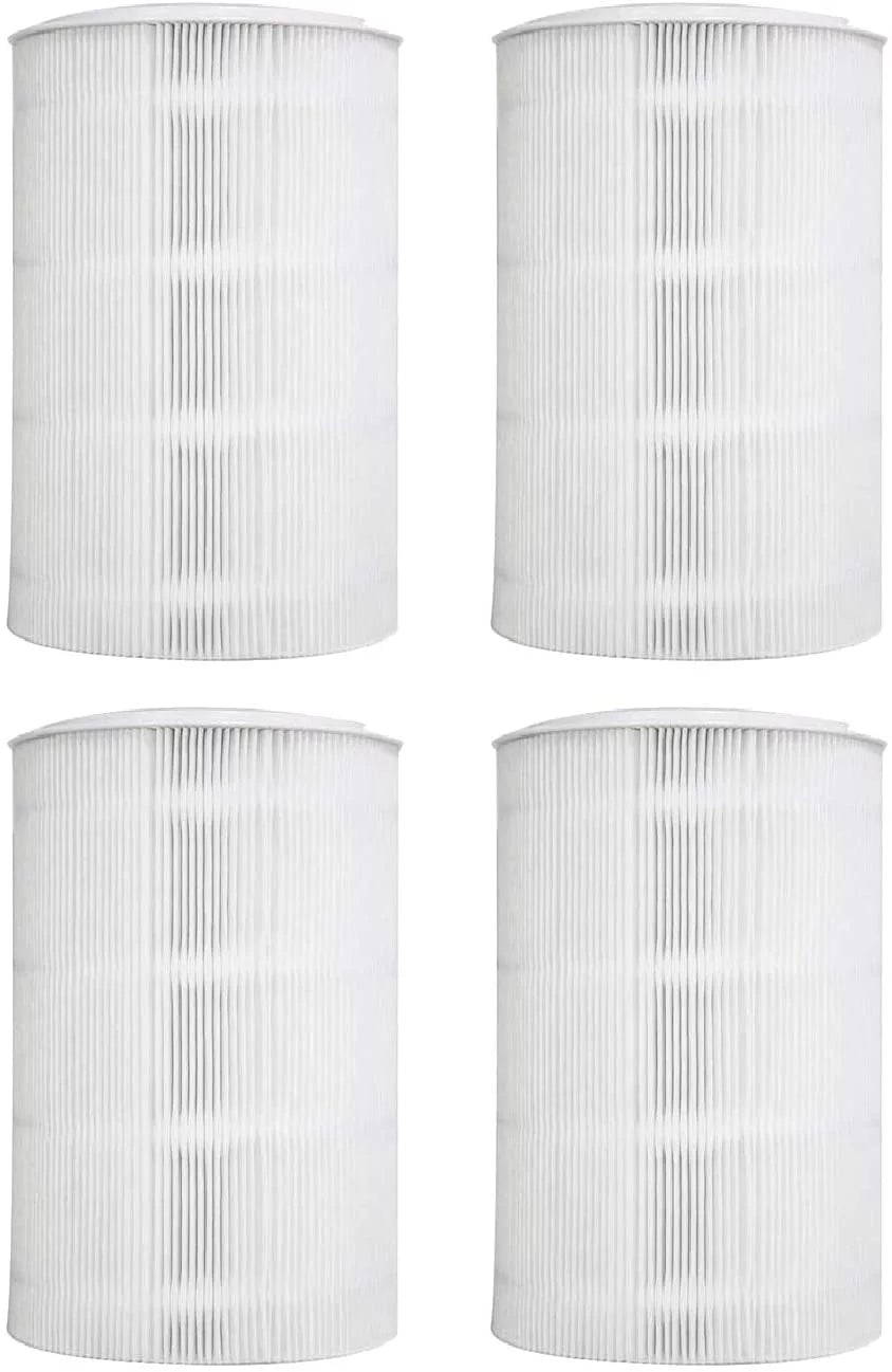 4 Filters. Particle and Activated Carbon. Nispira HEPA Blue Pure 411 Replacement Filter matching with Blueair Blue Pure 411 Air Purifiers