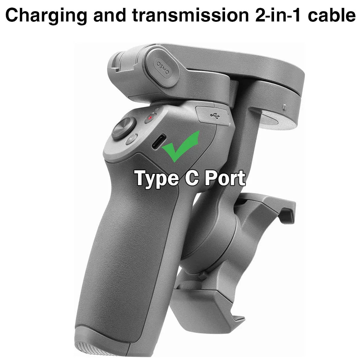 5FT USB C Gimbal Stabilizer Charger Cable for DJI OM5, OM4, OM4 SE, DJI OSMO Mobile 3, Ronin-SC, Ronin-S, RS 2, RSC 2,