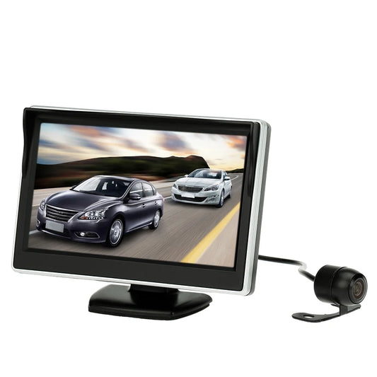 Aibecy 5 Inch TFT LCD Display Monitor Car Rear View Backup Reverse System + HD Parking Camera