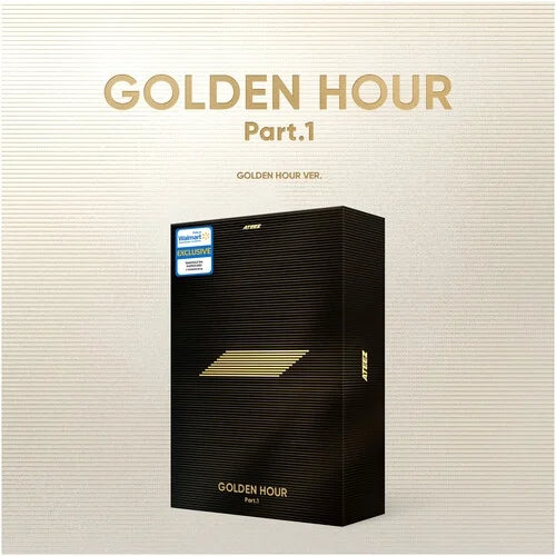 ATEEZ - GOLDEN HOUR : PART.1 (GOLDEN HOUR VER.) Walmart Exclusive K-Pop CD Box Set