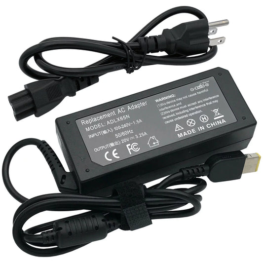 65W 20V 3.25A AC Adapter Power Charger Supply Cord For  ThinkPad X240 X250