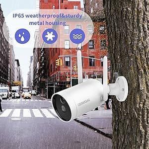 《Truly Wireless & Two-Way Audio》Outdoor Solar Powered Rechargeable Battery Camera, Surveillance WiFi Camera with Solar Panel, Security Home IP Camera, PIR Motion Detection, Waterproof, Night Vision