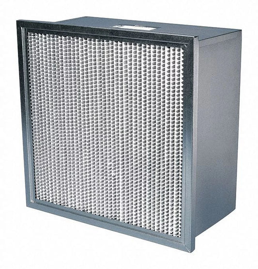 Air Handler Cartridge Air Filter,24x24x12,MERV 14  5W921