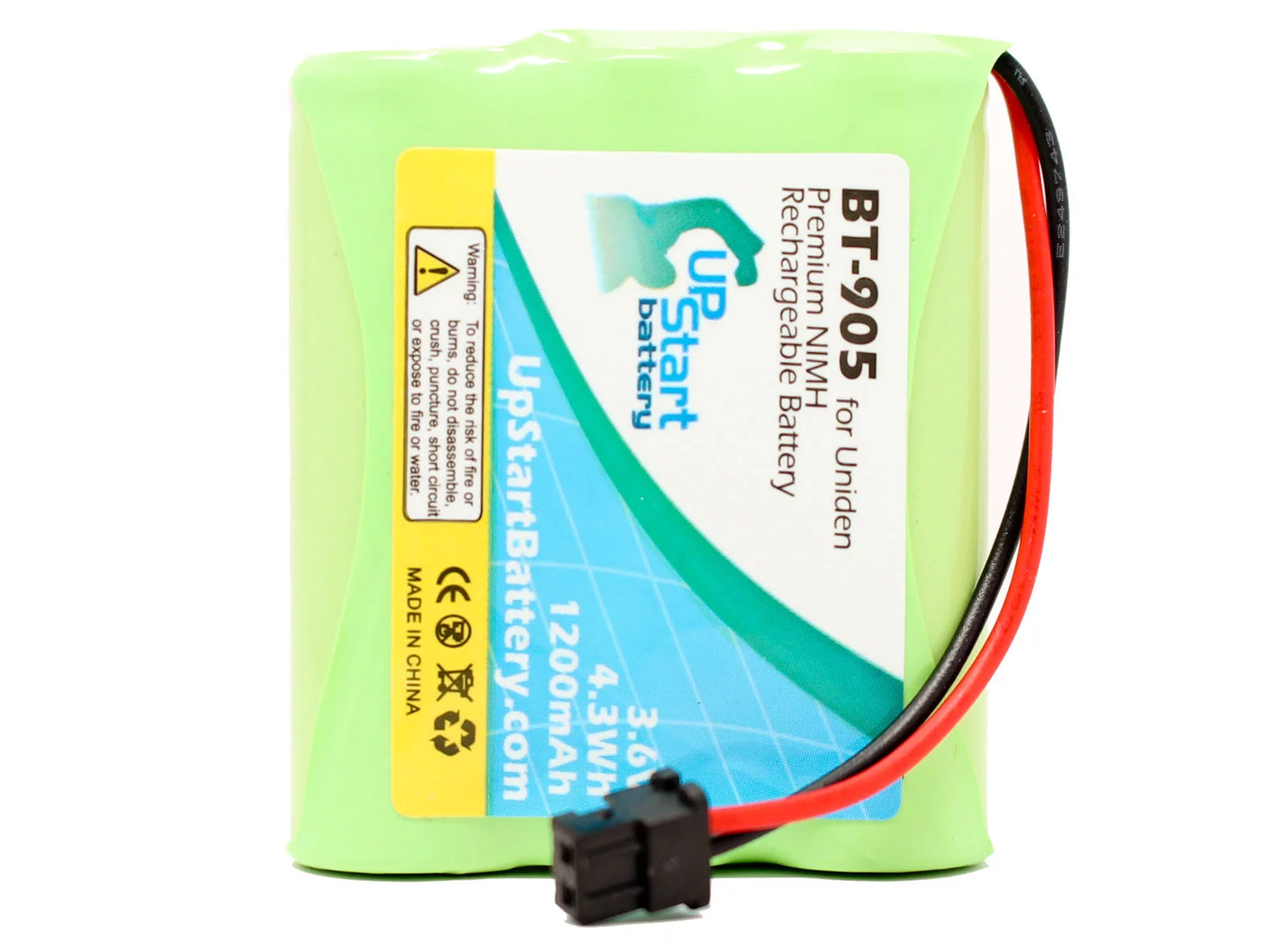 3x Pack - UpStart Battery Energizer P3702 Battery - Replacement for Energizer Cordless Phone Battery (1200mAh, 3.6V, NI-MH)