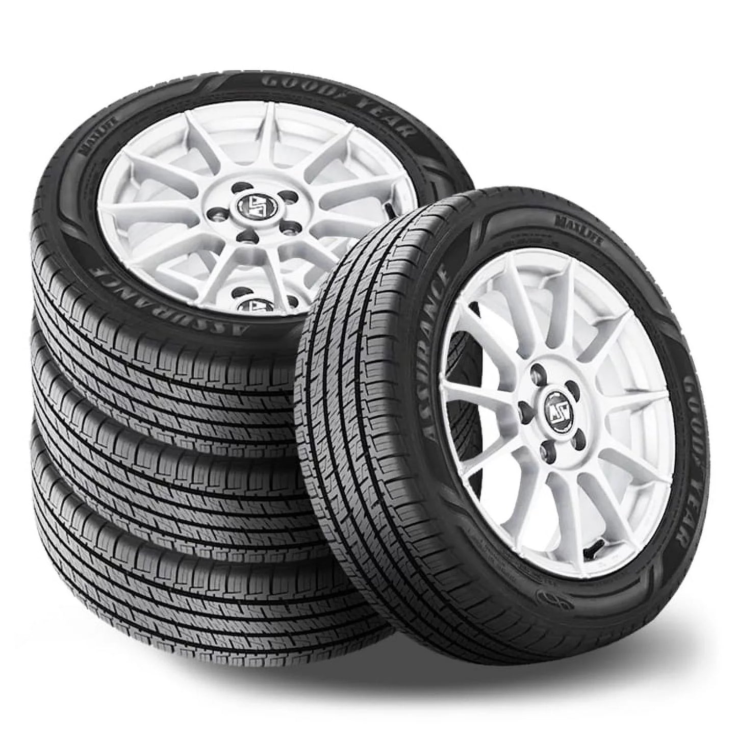 4 Goodyear Assurance Maxlife 245/55R19 103V Tires All Season 85K Mileage SET 110971545 / 245/55/19 / 2455519