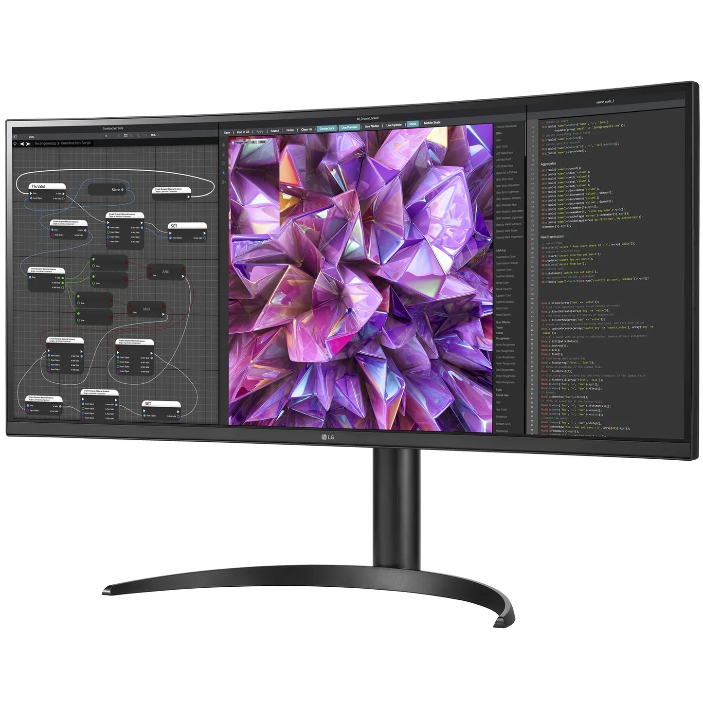 34WQ75C-B 34" Curved UltraWide QHD IPS HDR 10 Built-in KVM Monitor