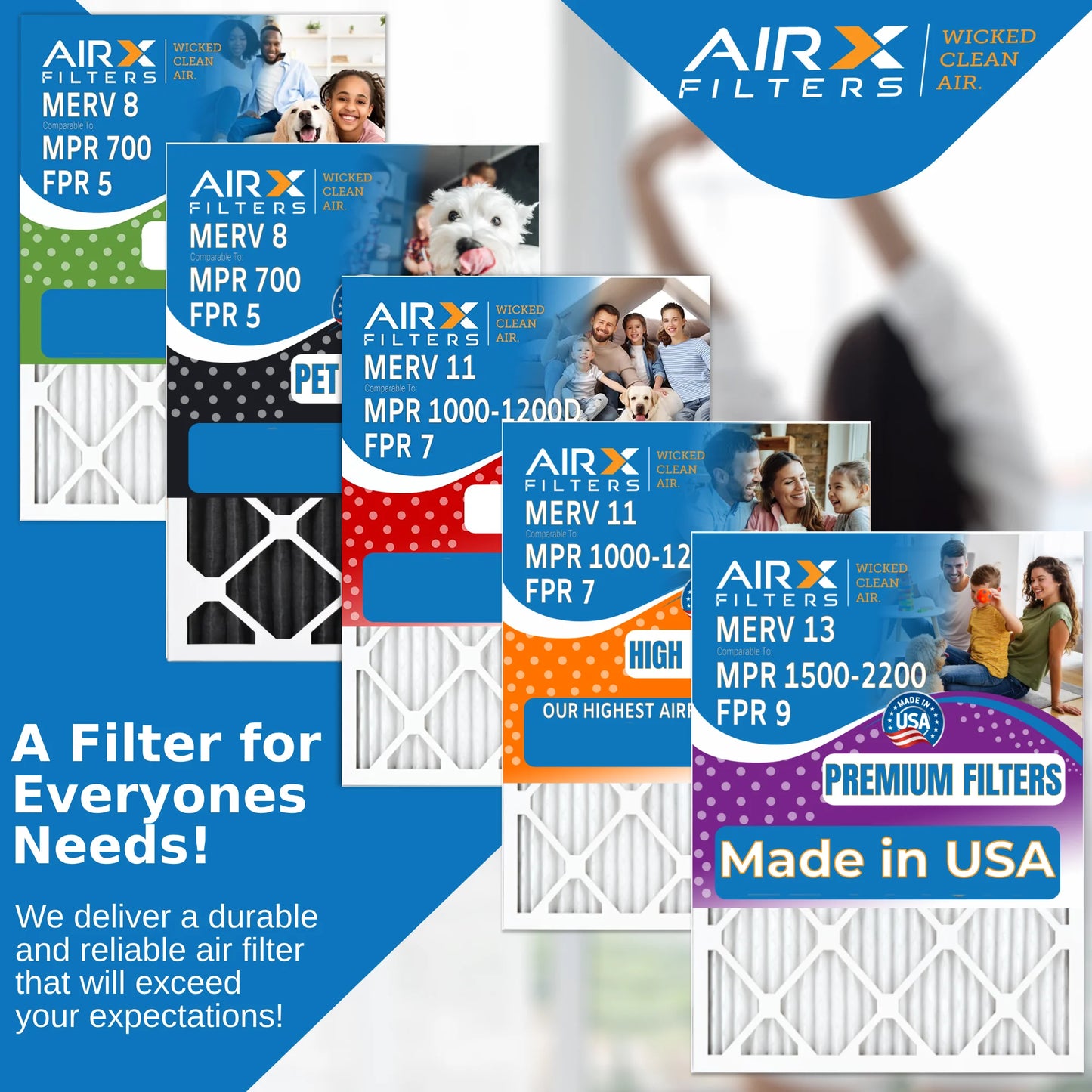 16x28x6 Air Filter Odor Eliminator Carbon Filter MERV 8 Comparable to MPR 700 & FPR 5 appropriate with Aprilaire 401 2 Pack by AIRX FILTERS WICKED CLEAN AIR.