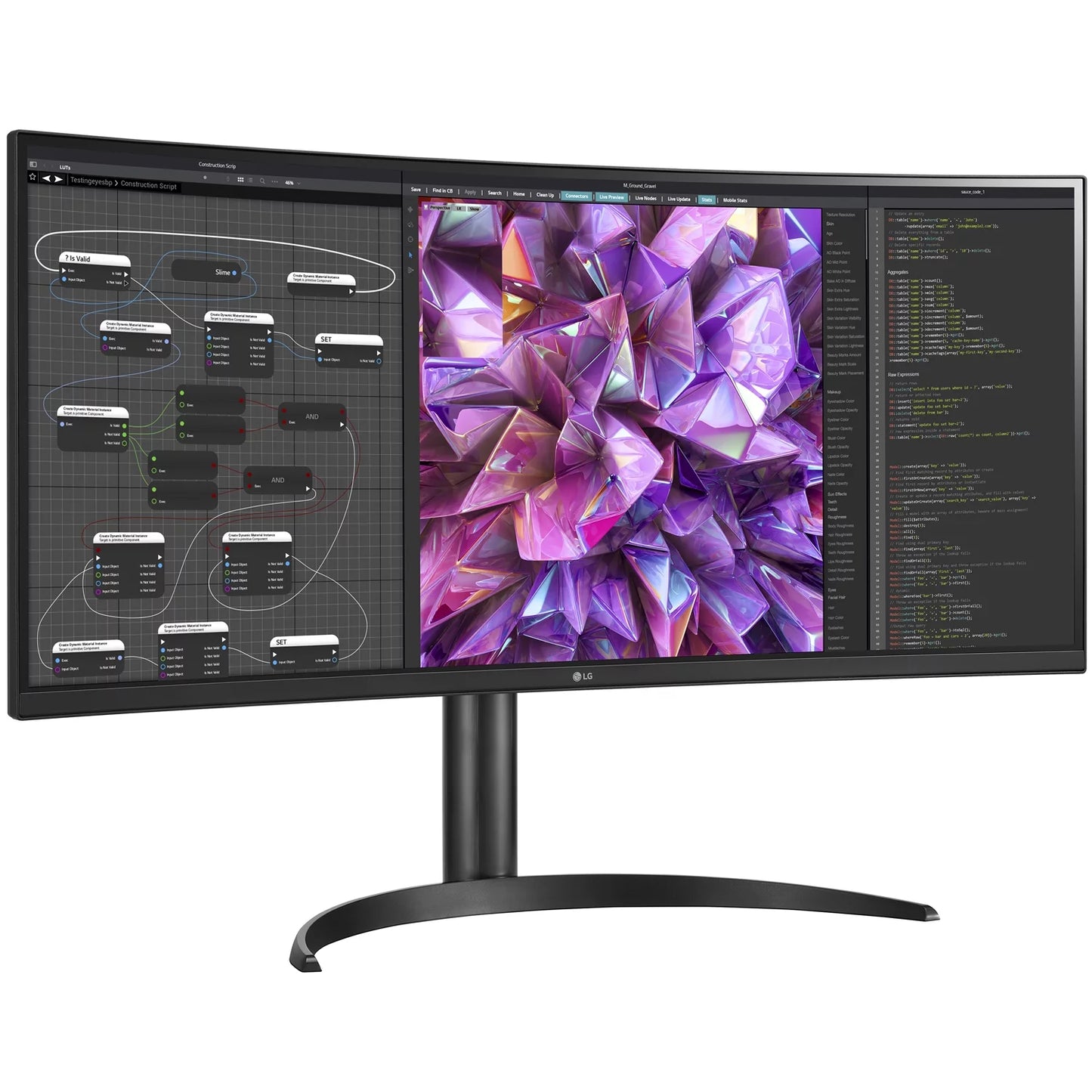 34WQ75C-B 34" Curved UltraWide QHD IPS HDR 10 Built-in KVM Monitor